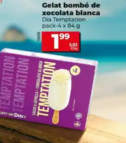 Maxi Dia Gelat bombó de xocolata blanca oferta