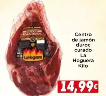Supermercados Piedra Centro de jamón duroc curado oferta