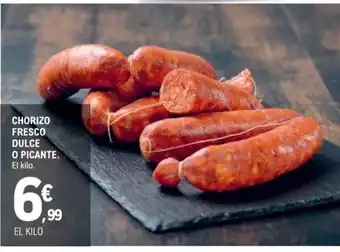 E.Leclerc CHORIZO FRESCO DULCE O PICANTE. oferta