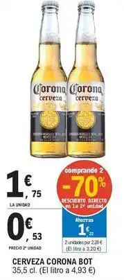 E.Leclerc Corona - cerveza oferta