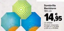 Carrefour Sombrilla benidorm oferta