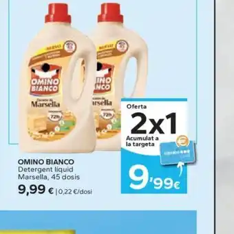 Caprabo OMINO BIANCO Detergent liquid Marsella, 45 dosis oferta