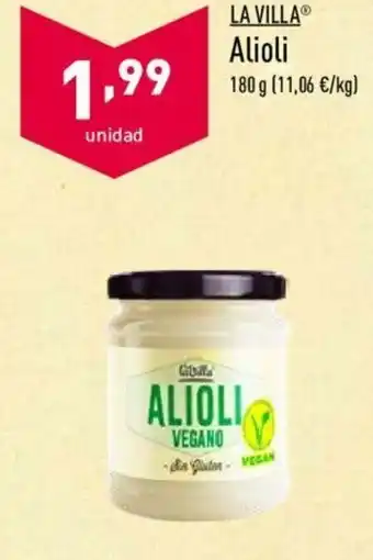 ALDI La Villa Alioli 180g oferta