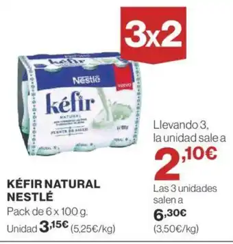 Supercor KÉFIR NATURAL NESTLÉ oferta