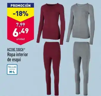ALDI Active Touch Ropa interior de esqui oferta