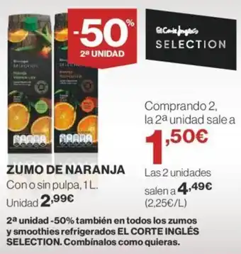 Supercor ZUMO DE NARANJA oferta