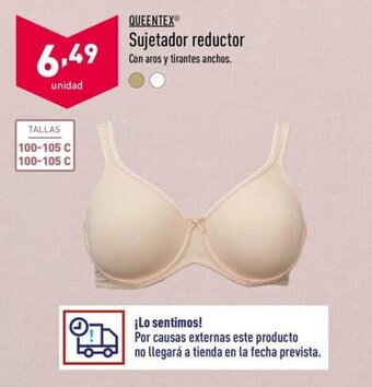 ALDI Queentex Sujetador reductor oferta