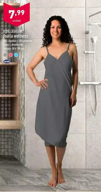 ALDI Home Creation Toalla wellness oferta