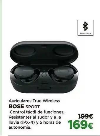 El Corte Inglés Auriculares True Wireless Bose Sport oferta