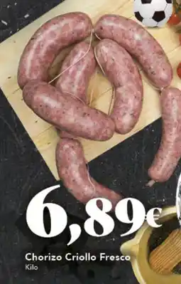Gadis Chorizo Criollo Fresco oferta