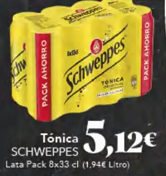 Gadis Tónica SCHWEPPES oferta