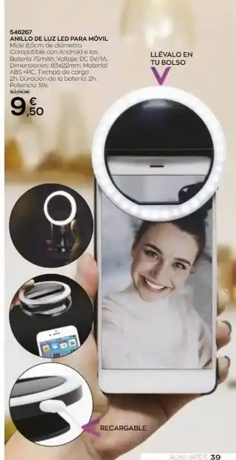 AVON Anillo De Luz Led Para Móvil oferta