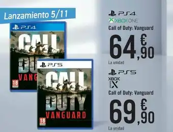 Carrefour Ps4 Xbox One Call Of Duty: Vanguard Ps5 Call Of Duty: Vanguard oferta