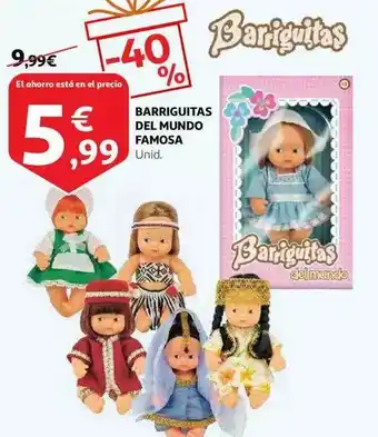 Alcampo Barriguitas Del Mundo Famosa oferta