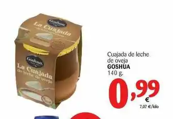 Alimerka Cuajada De Leche De Oveja Goshua 140g oferta