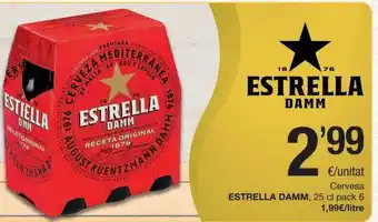 SPAR Fragadis Cervesa Estrela Damm 25 Cl oferta
