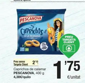 SPAR Fragadis Caprichos De Calamar Pescanova 400g oferta