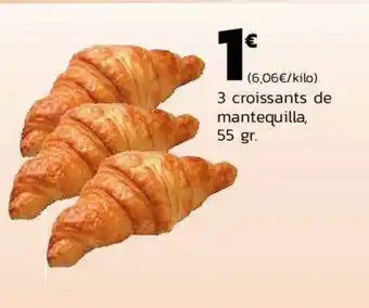 Supermercados Lupa 3 Croissants De Mantequilla 55gr oferta