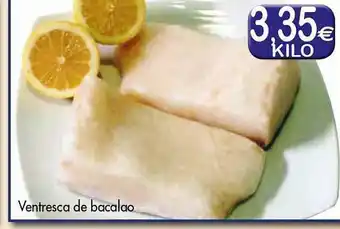 Congelados Copos Ventesca De Bacalao oferta