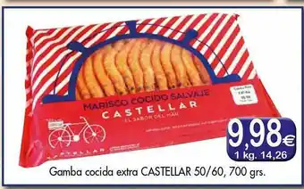 Congelados Copos Gamba Cocida Extra Castellar 700grs oferta