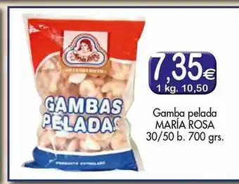 Congelados Copos Gamba Pelada María Rosa 700grs oferta