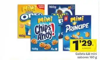 Supermercados Dani Galleta Lu Mini Sabores 160g oferta