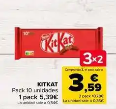 Carrefour Kitkat oferta
