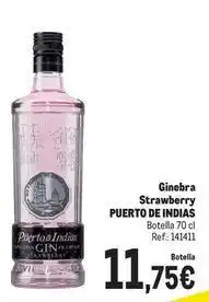 Makro Puerto de indias - ginebra strawberry oferta