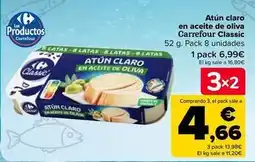 Carrefour Carrefour - atún claro en aceite de oliva classic oferta
