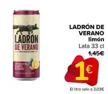 Carrefour Ladrón de verano - limón oferta