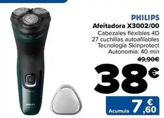 Carrefour Philips - afeitadora x3002/00 oferta