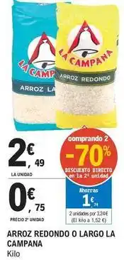 E.Leclerc La campana - arroz redondo o largo oferta