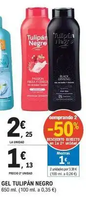 E.Leclerc Tulipán negro - gel oferta