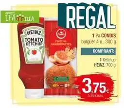 Condis Heinz - ketchup oferta