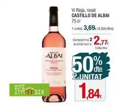 Condis Castillo de albai - vi rioja, rosat oferta