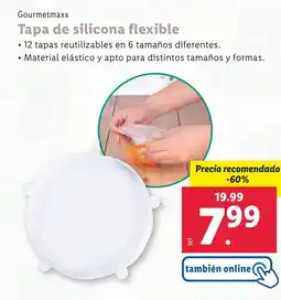 Lidl Tapa de silicona flexible oferta