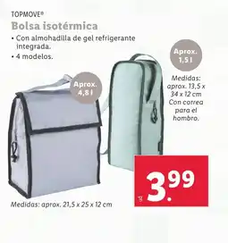 Lidl TOPMOVE® Bolsa isotérmica oferta