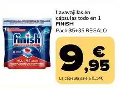 Supeco Finish - lavavajillas en cápsulas todo en 1 oferta