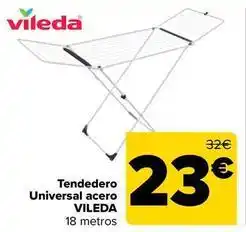 Carrefour Vileda - tendedero universal acero oferta