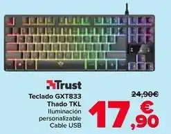 Carrefour Trust - teclado gxt833 thado tkl oferta