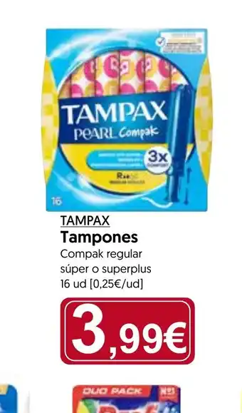 Hiper Usera TAMPAX Tampones oferta
