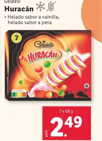 Lidl Gelatelli Huracán oferta