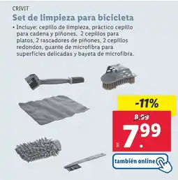 Lidl Set de limpieza para bicicleta oferta