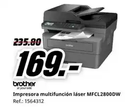 MediaMarkt Impresora multifunción láser MFCL2800DW oferta