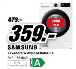 MediaMarkt Lavadora WW80CGC04DAEEC oferta