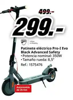 Patinete eléctrico Pro-I Evo Black Advanced Safety