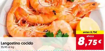 Hiper Usera Langostino cocido oferta