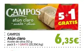 Hiper Usera CAMPOS Atún claro oferta