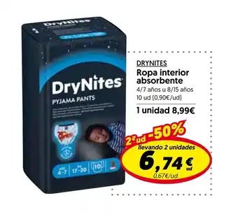 Hiper Usera DRYNITES Ropa interior absorbente oferta