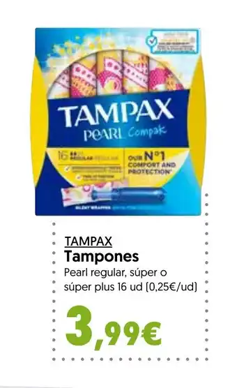 Hiper Usera TAMPAX Tampones oferta